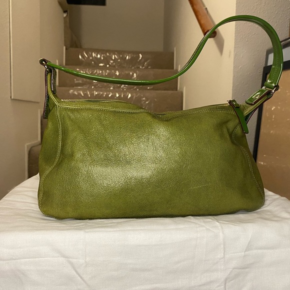 kate spade green leather shoulder bag - Picture 2 of 5